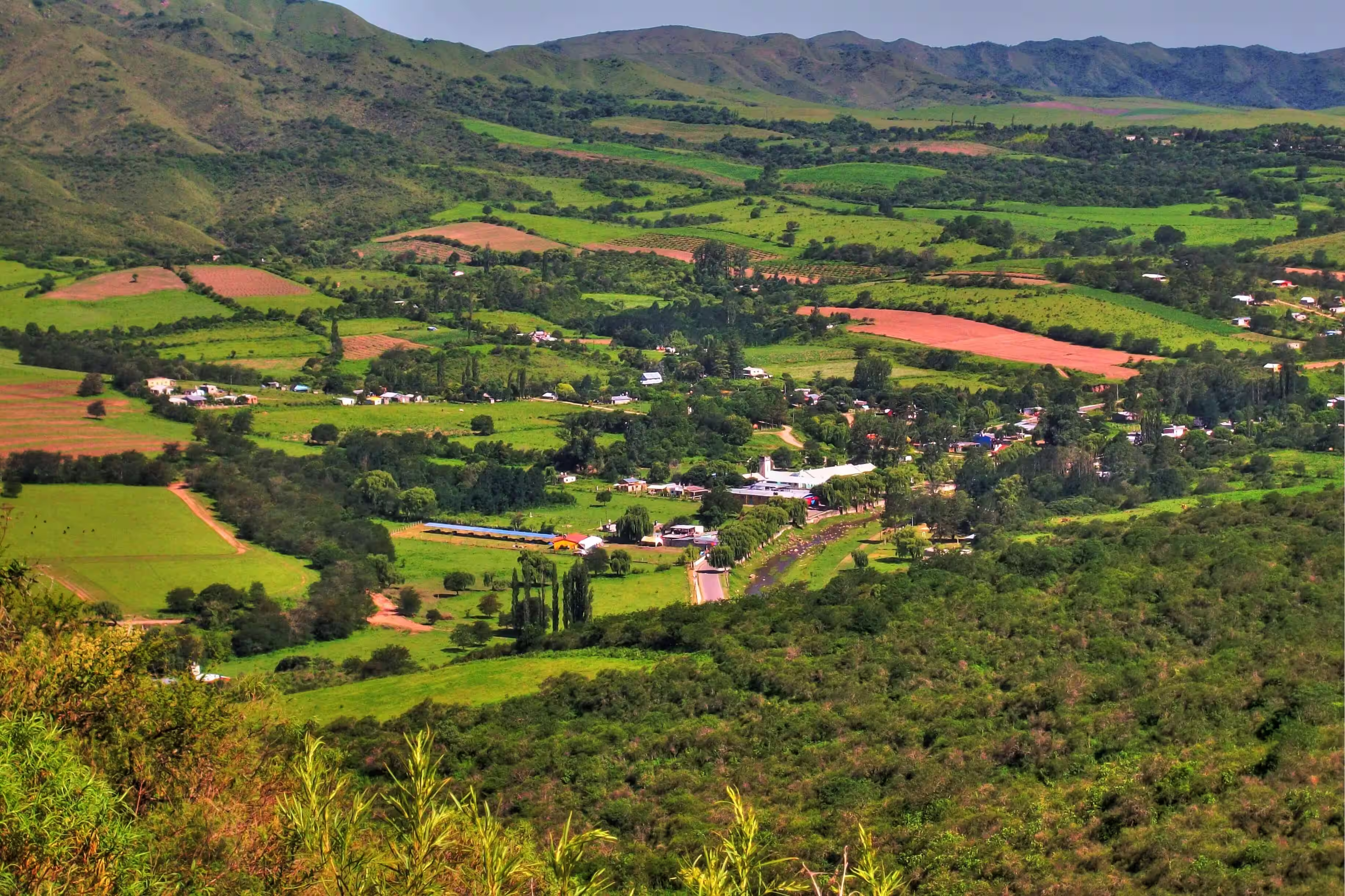 Vista panorámica de las sierras de Balcozna, Catamarca